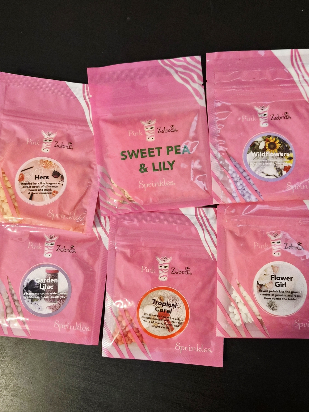 Pink Zebra "Botanical Garden" Scented Sprinkles